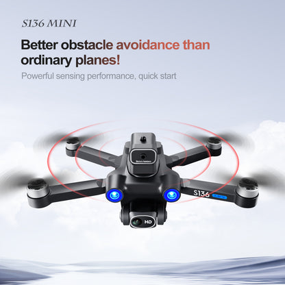 Cross-Border S136Uav GPS Positioning Brushless Motor HD Dual Camera Aerial Photography Obstacle Avoidance Remote Control Aircraft Drone