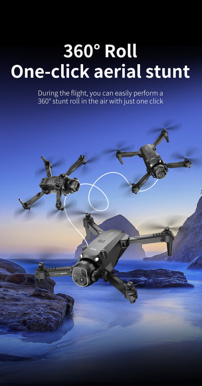 Cross-border Drone E4Foldable HD Aerial Photography Quadcopter VR Glasses Image Transmission Remote Control Airplane drone
