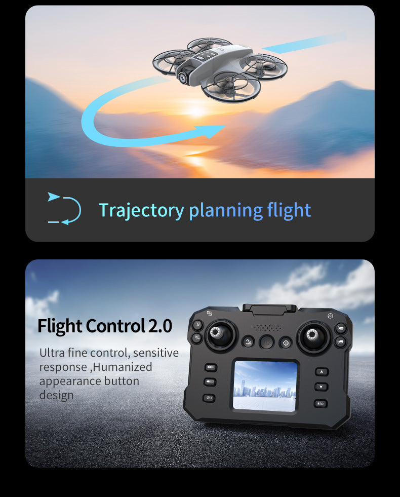 Cross-Border K200 Drone Brushless with Screen Aerial Photography Aircraft Optical Flow Positioning Color Light Full Protection Remote Control Plane
