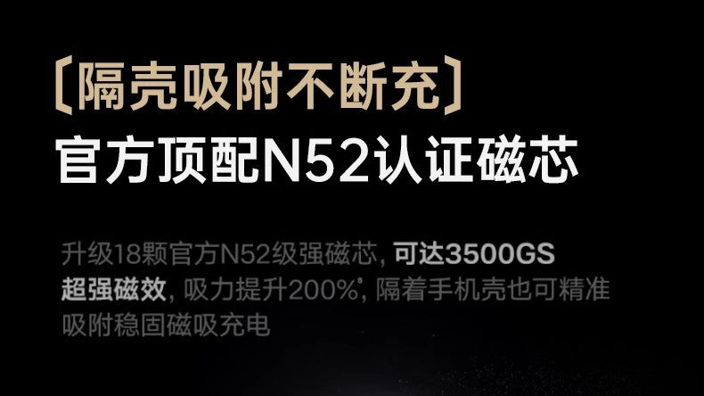 Ultra-Thin MagSafe Magnetic Watch Wireless Power Bank10000mAh Digital Display PD Two-way Fast Charging Power Bank