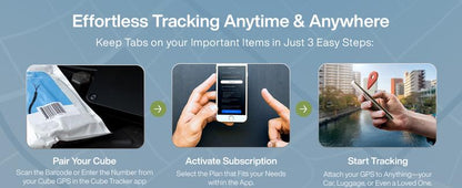 Cube Magnetic Pro GPS Tracker for Vehicles / Car, 1 Year Battery, Real Time Location, Geo Fence, Route History and Speed Monitor