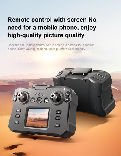 Cross-Border K16Drone remote control with screen brushless long battery life remote aircraft with obstacle avoidance High-Definition Aerial Drone
