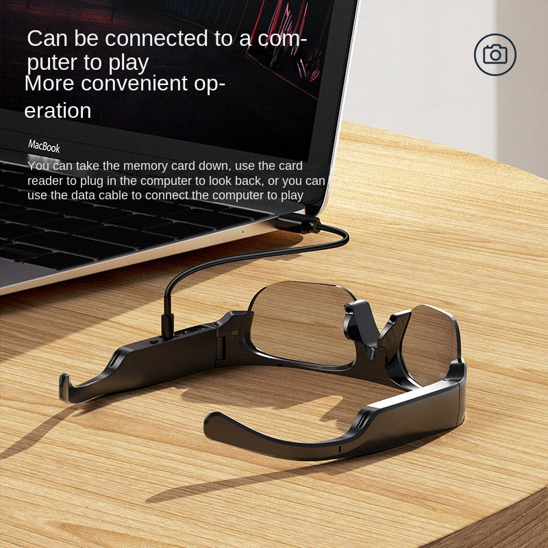 Anti-Blue Light Wireless DV Sports Call Music Listening Cycling Shooting Bluetooth Earphones Audio Smart Glasses