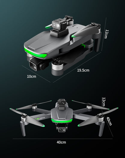 Cross-Border S155Relay Brushless Drone Laser Obstacle Avoidance Three-axis Anti-shake Gimbal GPS Return to Position Drone