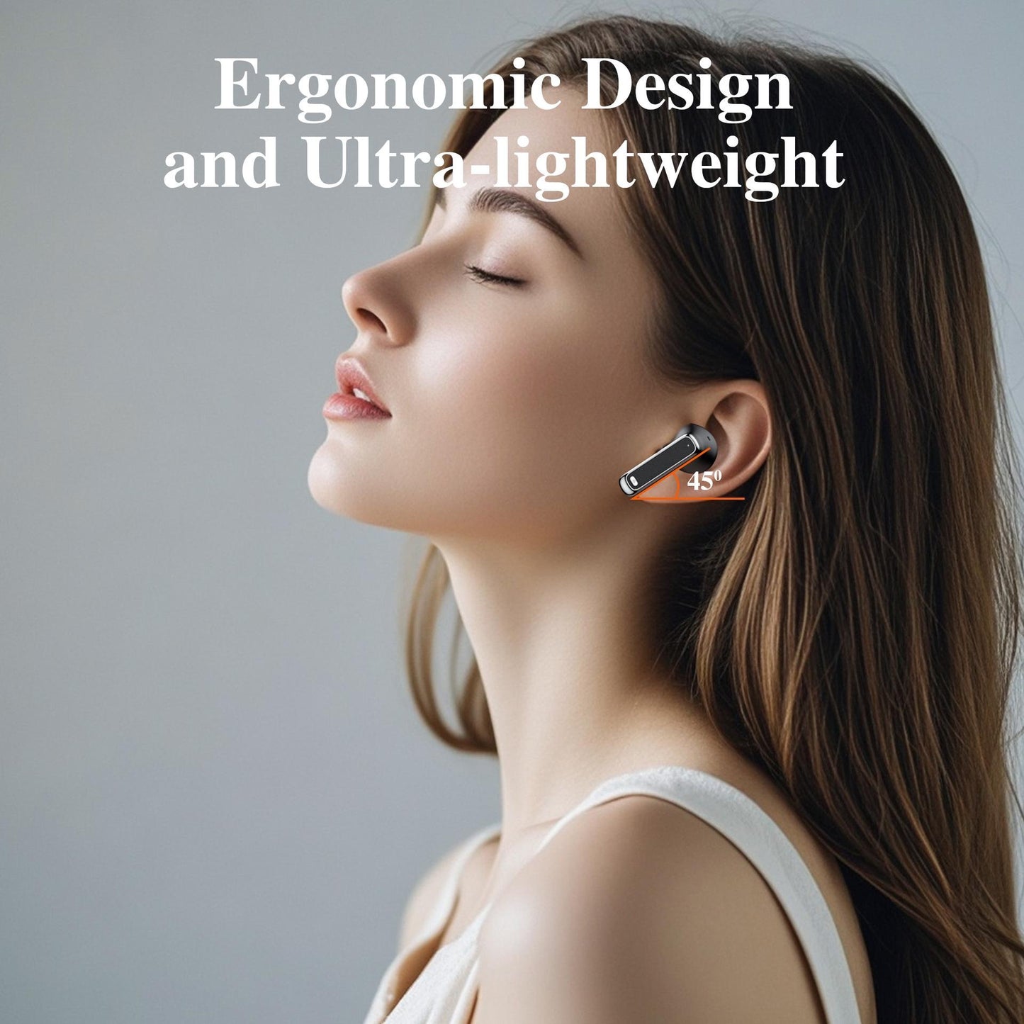 AI Voice Translation Bluetooth Earbuds Private Model Leather Lychee Texture Simultaneous Translation Bluetooth Earbuds Wireless TWS Earbuds