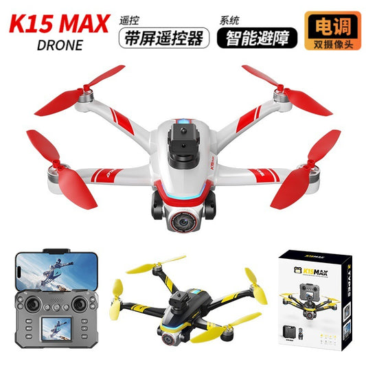 Cross-Border K15Drone remote control with screen brushless long battery life remote aircraft with obstacle avoidance High-Definition Aerial Drone
