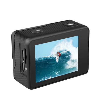 Cross-Border4k Action camera waterproof and anti-shake HD wifi Remote Control Outdoor Shooting Cycling Sports Camera Factory
