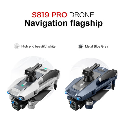 Cross-Border S819Remote Control Screened Drone with Relay Digital Image Transmission and Airdrop Capability2.7K High-Definition Aerial Drone