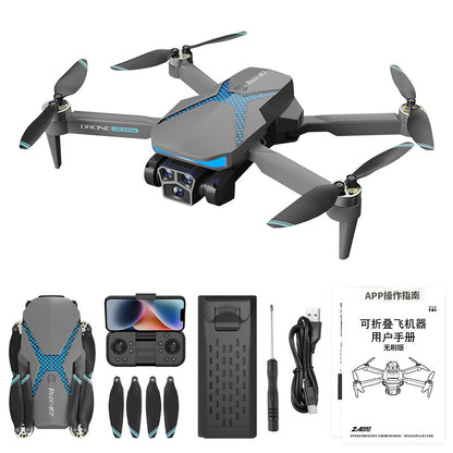 Cross-Border New Products AE7Foldable Brushless Motor Drone Aerial Photography Cool Lighting Remote Control Aircraft Quadcopter