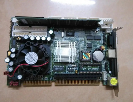 PIA-671 100% OK Original IPC Board ISA Slot Industrial motherboard Half-Size CPU Card PICMG1.0 Mainboard with CPU RAM