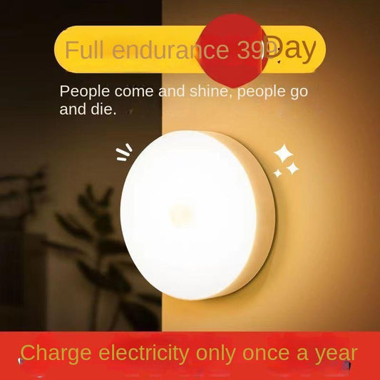 Human Body Intelligence Induction Lamp Corridor without Plug-in Small Night Lamp Automatic Super Bright Toilet Corridor Dormitory New Homehold