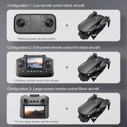 Cross-Border E88 GT Drone with Large Screen ESC Dual Camera HD Aerial Photography Optical Flow Long Battery Life Remote Control Aircraft Toy