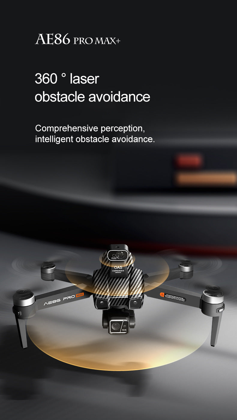 AE86+Digital image transmission with touchscreen obstacle avoidance HD professional aerial photography drone automatic return GPS Remote control aircraft