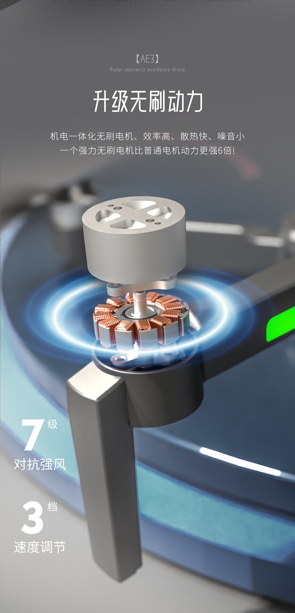 Cross-Border AE3Long Endurance Brushless Drone GPS Three-axis gimbal obstacle avoidance drone HD aerial photography remote control aircraft