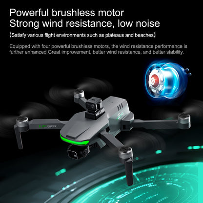 Cross-Border S155Relay Brushless Drone Laser Obstacle Avoidance Three-axis Anti-shake Gimbal GPS Return to Position Drone