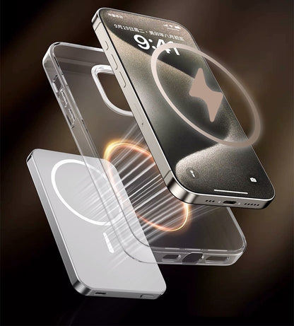Suitable for Apple Magsafe Magnetic Wireless Power Bank Aluminum Alloy Fast Charging Portable Thin and Light Power Bank Customized