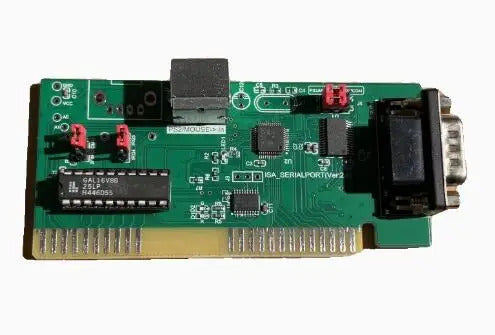ISA To PS/2 Mouse COM ISA bus expansion card Serial port  card PS2 mouse interface Optical mouse DOS interface 8-bit bus