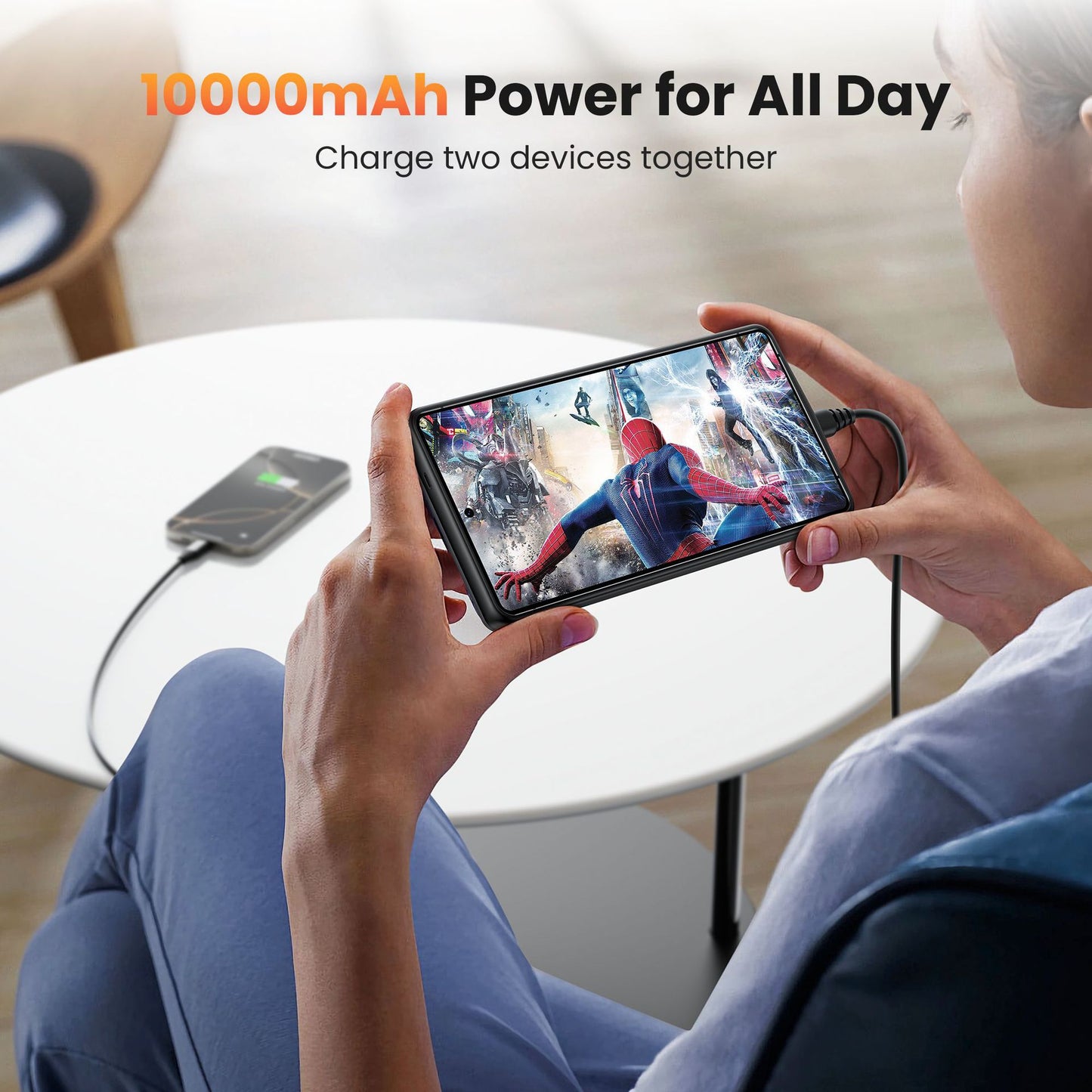 Applicable to Samsung S25/24/S23/S22ultra Back Clip Battery Power Bank Soft Gel Cross-Border Amazon Sale