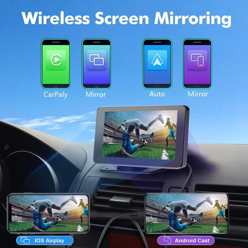 【PASLDA】2025 Upgraded Wireless CarPlay Screen: The Ultimate Portable Car Play Adapter for Seamless In-Car Entertainment Springtok