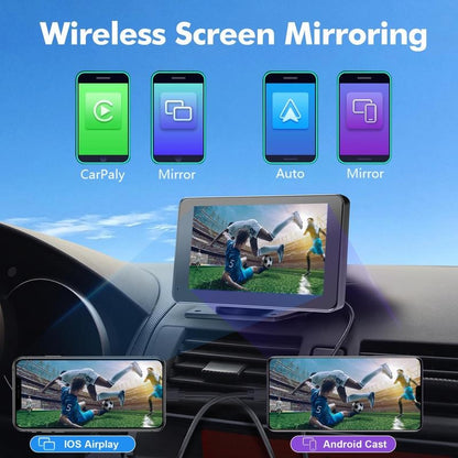 【PASLDA】2025 Upgraded Wireless CarPlay Screen: The Ultimate Portable Car Play Adapter for Seamless In-Car Entertainment Springtok