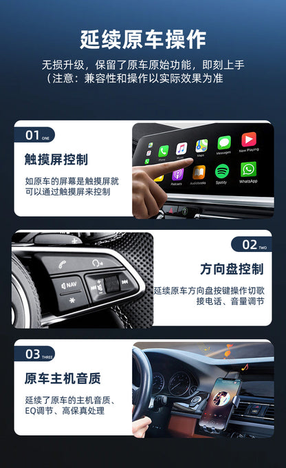 Wireless carplay Adapter for Android Auto Wired to Wireless Car Navigation2Combination1carplay Box