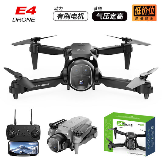 Cross-border Drone E4Foldable HD Aerial Photography Quadcopter VR Glasses Image Transmission Remote Control Airplane drone