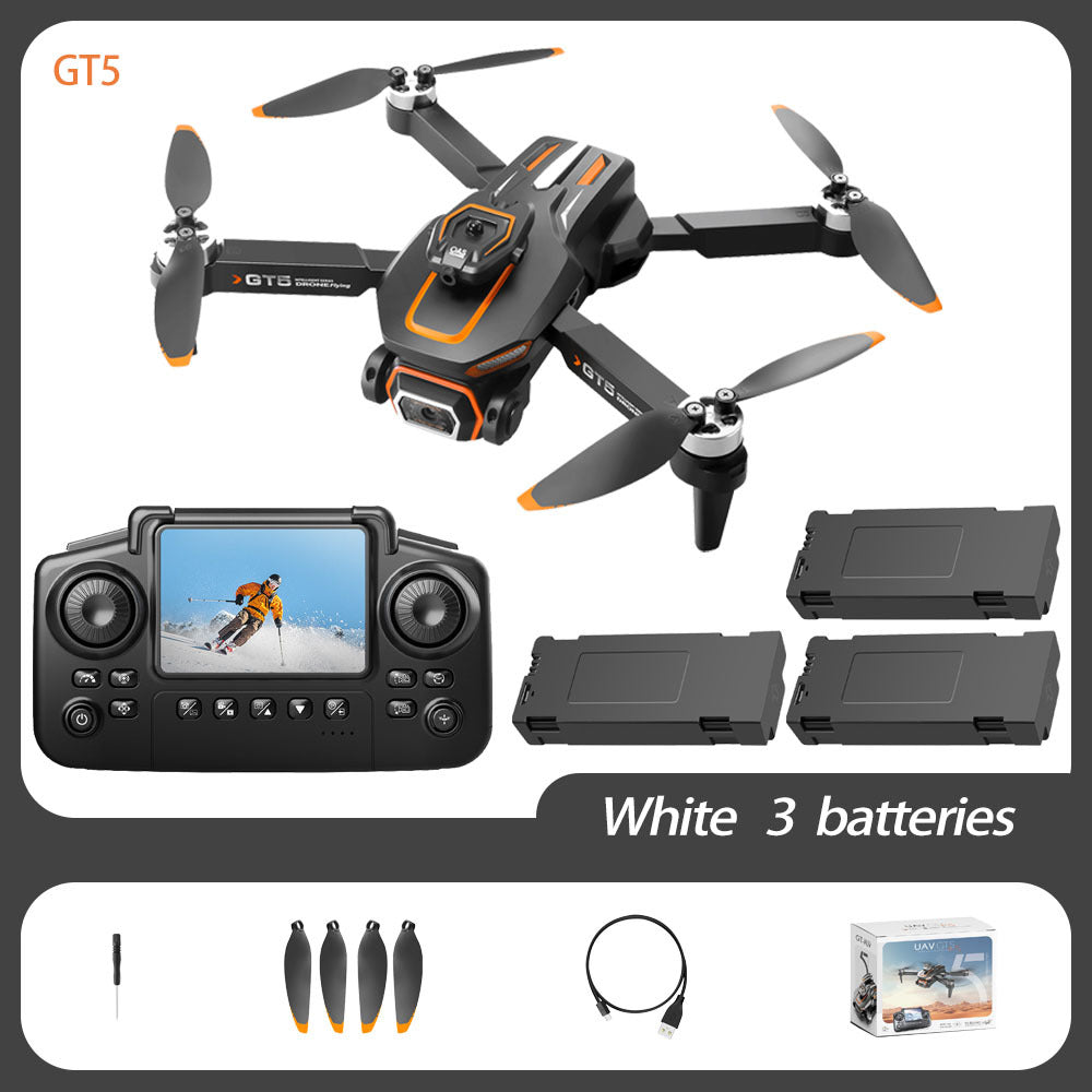 Cross-Border GT5MAX Drone with screen control, optical flow positioning, quadcopter with brushless motor, remote control airplane toy