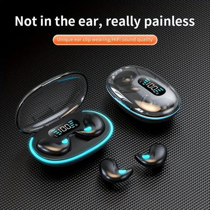 Wireless Headphones, Invisible Bluetooth-compatible Sleeping Earbuds, Noise Cancelling Headphone for Running, Exercising, Gaming Sports, Electronic Headset Audio, Back to School Gifts, Gifts for Friends, Valentine's Day Gift, Gaming Headset, Men Gifts