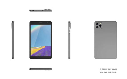 8-Inch Tablet Computer with 4G Call Dual-Frequency WiFi Function Ultra-Thin IPS Screen Factory Direct Sales