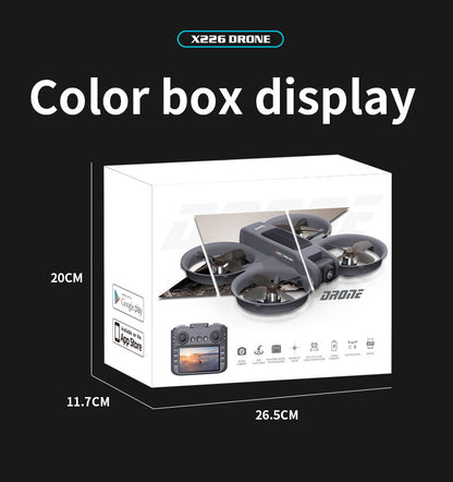 Cross-Border X226Drone flying with screen VR No Need for Phone Drone Aerial Photography HD Professional Optical Flow Brushless