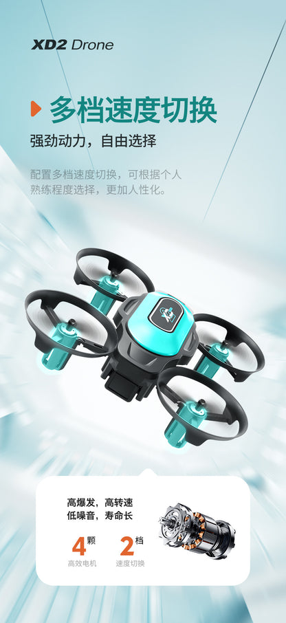 Cross-Border XD2Mini Drone, Shockproof and Impact Resistant2.4G Four-Axis Aircraft360°Rotating and Rolling Remote Control Toy