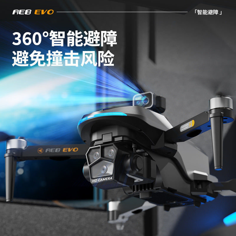 Cross-Border AE8EVO Drone Brushless Motor HD Professional Aerial Photography360Omni-directional Obstacle Avoidance Drone Drone