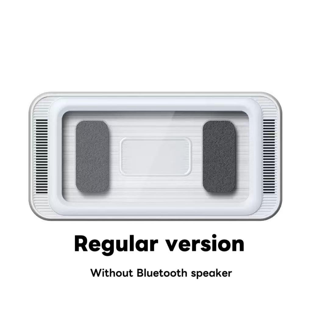 Waterproof Bluetooth-compatible Speaker with 360° Rotating Touch Screen, Shower TV-like Phone Mount for Video Viewing, Music & Bath Time in Bathroom, Kitchen & Pool, Waterproof Wireless Speaker