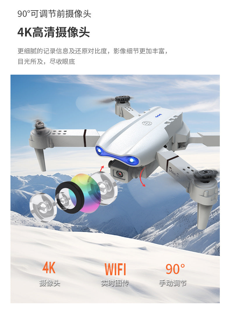 E99pro Foldable Drone HD Dual Camera Aerial Photography Altitude Hold Quadcopter E88PRO Remote control aircraft K3