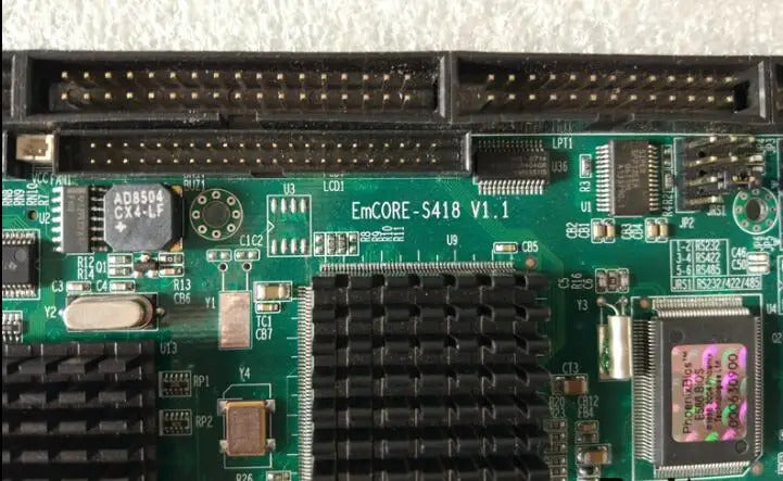 EmCORE-S418 V1.1 100% OK Original IPC ISA Bus Industrial Motherboard Half-Size CPU Card PICMG1.0 PC/104 Mainboard wtih CPU RAM