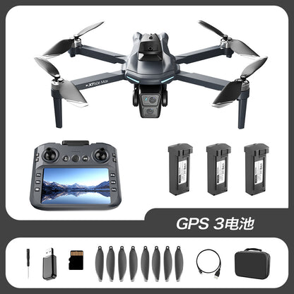 Cross-Border XT606Drone remote control with screen brushless motor HD aerial photography GPS Intelligent Positioning Remote Control Drone