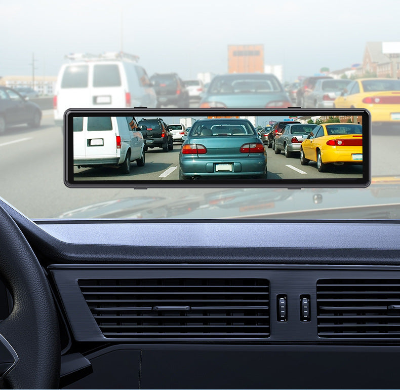 Cross-border Streaming Media12Inch DVR Blind Spot Visibility4Lens1080P Low-light Night Vision Rearview Mirror Dash Cam