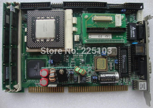 JUKI-745E 100%OK Original Embedded IPC Board ISA Slot Industrial motherboard Half-Size CPU Card PICMG1.0 Mainboard with CPU RAM