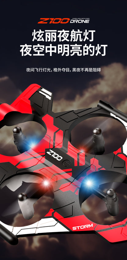 Cross-Border Z100Fighter Four-Channel Suspension Four-Axis Drone Altitude Hold Roll Stunt Gyro Light Aircraft Low Price