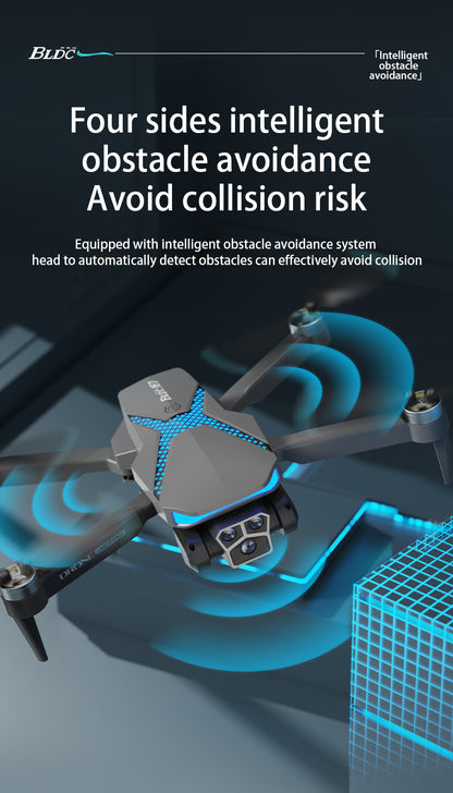 Cross-Border New Products AE7Foldable Brushless Motor Drone Aerial Photography Cool Lighting Remote Control Aircraft Quadcopter