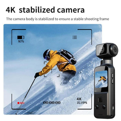Video Blog Camera, Portable Camera, Vlogging Camera, 4K USB Rechargeable 270 Degree Rotatable Video Camera with 1.33 Inch CMOS, Anti-shake Action Camera for Video & Video Blog