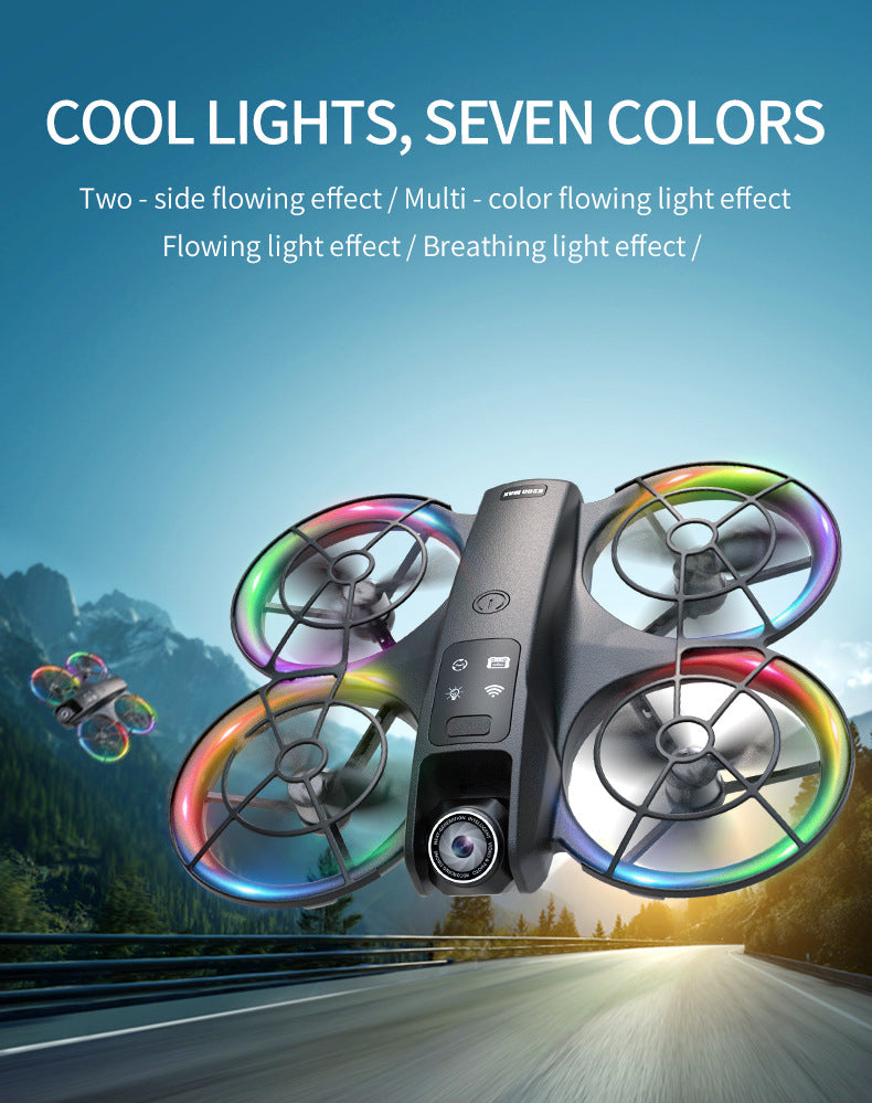 Cross-Border K200 Drone Brushless with Screen Aerial Photography Aircraft Optical Flow Positioning Color Light Full Protection Remote Control Plane