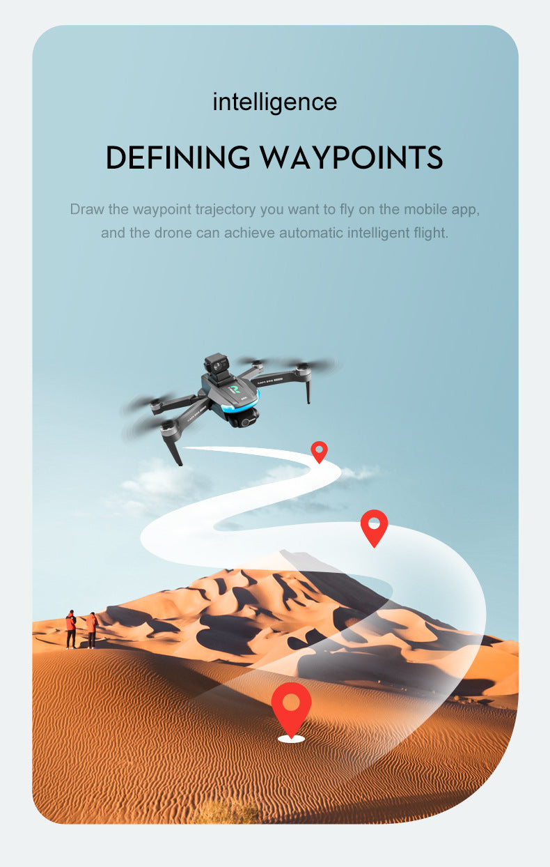 Cross-Border S9S Drone Brushless GPS Satellite Positioning4K High-definition Aerial Photography Two-axis Electric Servo Quadcopter