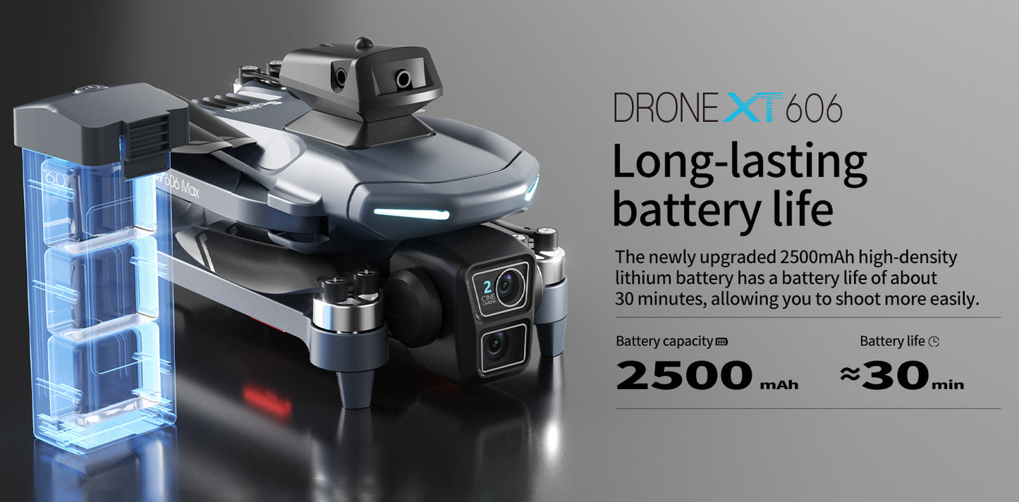 Cross-Border XT606Drone remote control with screen brushless motor HD aerial photography GPS Intelligent Positioning Remote Control Drone