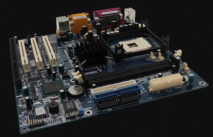 P7LI-A I845GL 100% OK Original IPC motherboard 845 ISA Mainboard With VGA 3*PCI VGA LPT 1*ISA Slot CPU Industrial Board