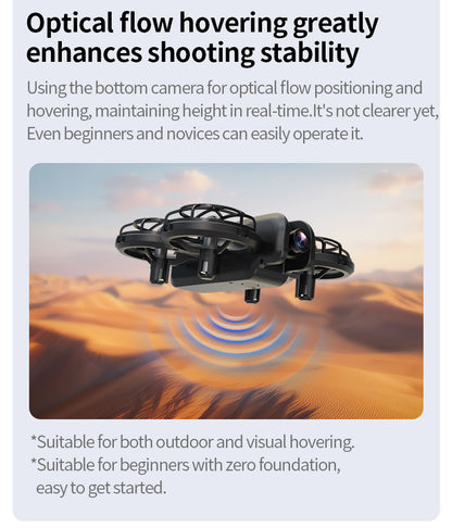 Cross-Border K100MINI Drone with Screen Remote Control Optical Flow Hover Dual Camera Lens HD Aerial Photography Remote Control Aircraft