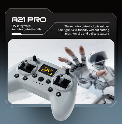 Cross-Border A21Drone Brushless Motor Mecha Style Aircraft Optical Flow Positioning Aerial Photography Full Protection Remote Control Airplane