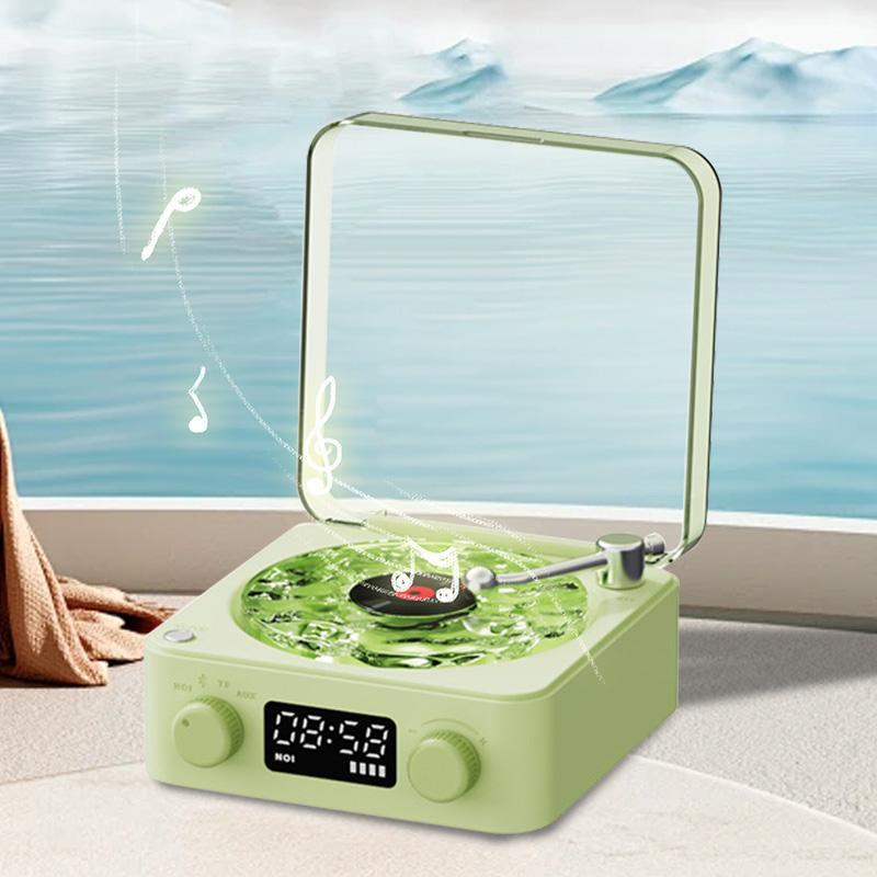 Wireless Speaker, Multifunctional Desktop Speaker with USB Port & AUX Input, Speaker with Environment Light Adjustment Modes, Halloween Gifts, Decor