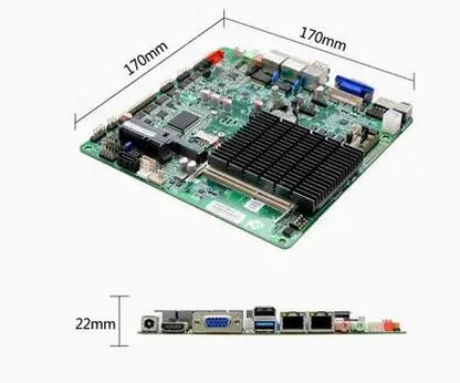 J1900 J1800 Motherboard Mini-ITX SBC IPC Mainboard industrial Fanless Board Mini ITX with ATOM DC-12V COM LAN LVDS VGA EDP LPT