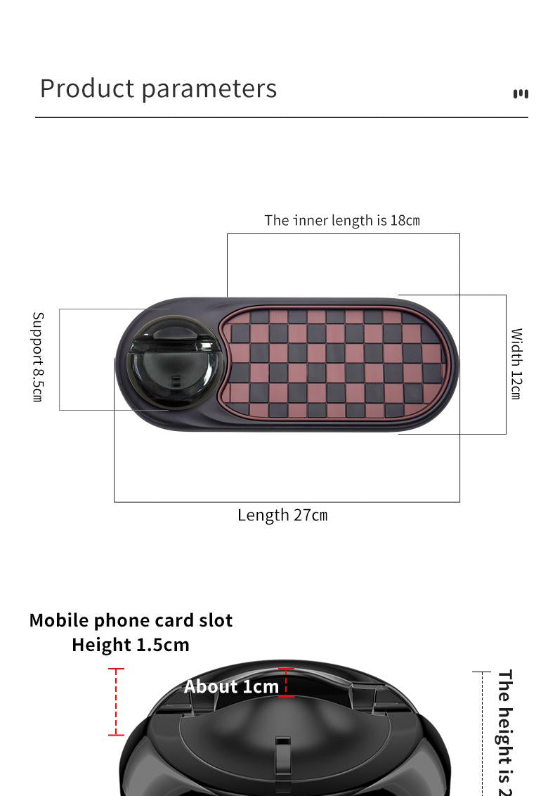 Unlock New Experience During Driving-Car Phone Holder with Anti-slip Pad Makes You Enjoy your Each Driving Travel-1